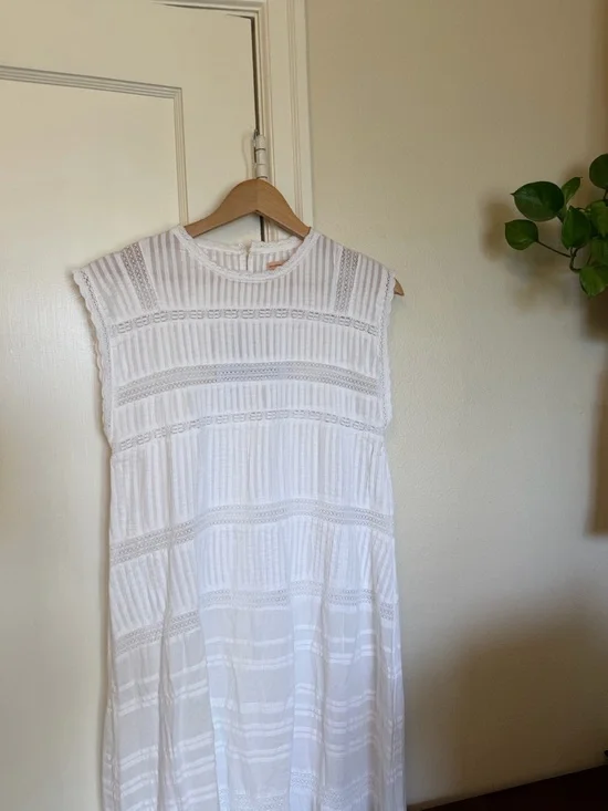 NWT Sonderhaus Margot Dress - Cotton Eyelet Heritage Maxi Dress - Picture 5 of 12